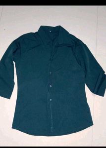 Navy Blue Embroidered Kurti