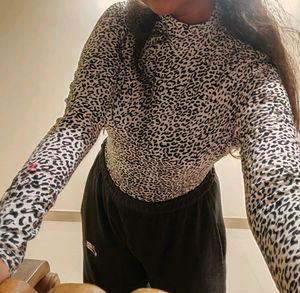 Urbanic Leopard Print Top