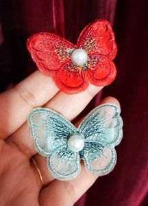 Butterfly Hair Clips - Set of 2