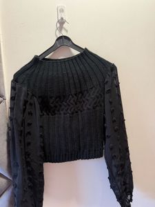 Black Best Quality Sweater Top