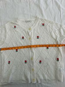 Floral Knit Cardigan