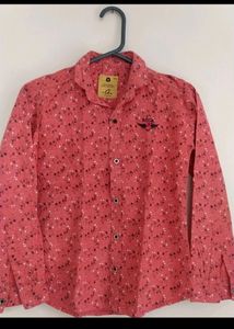 Boys 'Rock' Long Sleeve Button-Down Shirt