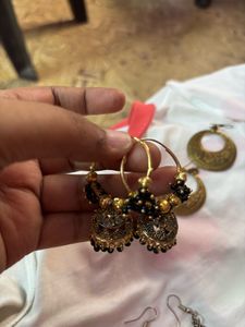 Black earring