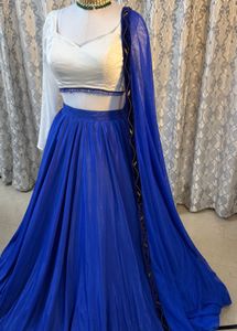Royal Blue Lehenga Choli