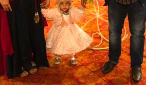 Girls Dress With Shrug And Belt