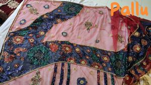 ​Bollywood-Style Festive Saree - Full Stone Work w