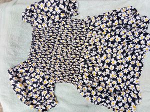Floral Smocked Mini Dress