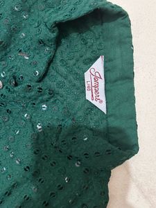 Elegant Green Kurta  set man