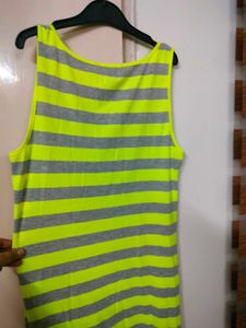 Striped Maxi Dress (M)