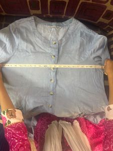 Blue Denim Style Dress