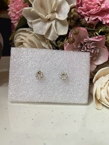 Pearl Circle Stud Earrings