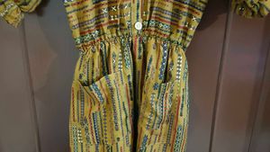 Mustard Golden Ethnic Kurti/ Dress
