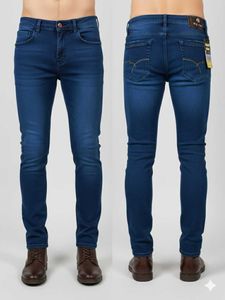 Blue Jeans Slim Fit Denim Pants