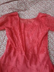 Pink Gown For Girls