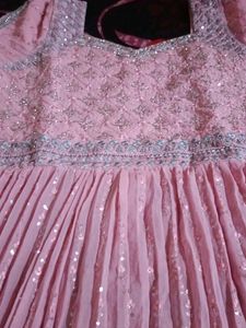 Pink Anarkali Dress
