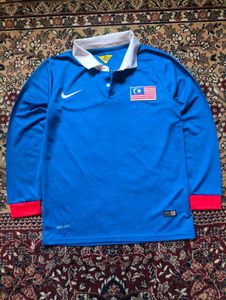 NIKE MALAYSIA 2014 NATIONAL FOOTBALL JERSEY BLUE