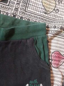 New Black Green Trouser