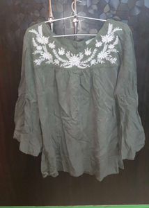 Women's Olive Top