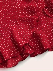 Fabrange heart print mini cami dress