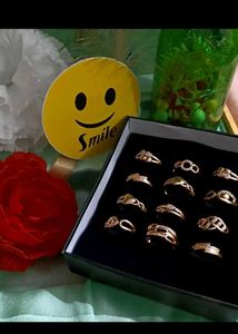 Anti-Tarnish Gold AD Ring Box