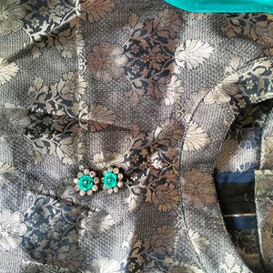 Traditional Kurti Made By Silk Saree
