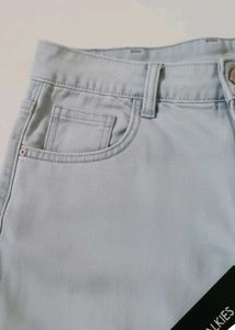 Light Wash Cargo Jeans