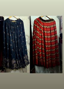 Two Boho Maxi Skirts Combo