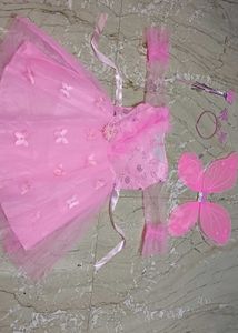 Fairy Frock Set For 5 To 6 Years Girl