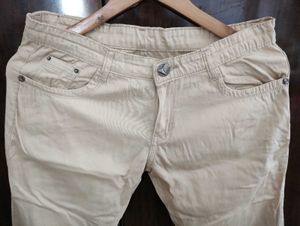 Ankle Length Trouser For Women, Khaki