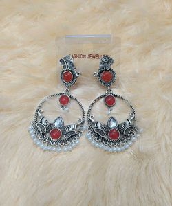 Elephant Charm Drop Earrings