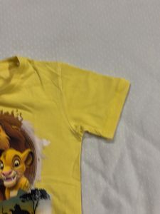Kids Lion King Graphic T-shirt Yellow