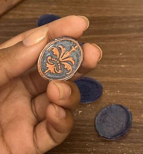 Fleur-de-Lis Stud Earrings