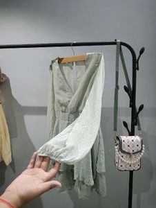 Sea Green Dress