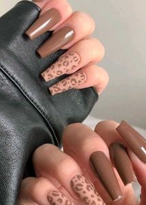 Animal Print Press On Nails 🤎🧿