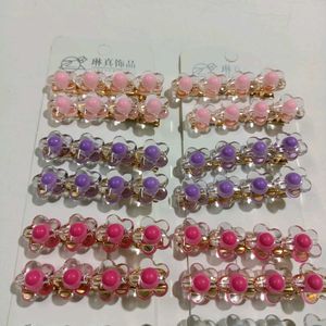 Colorful Flower Hair Clips