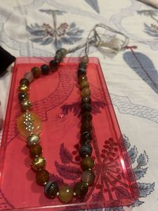 Beaded Statement Necklace