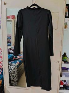 Chic Black Gold Classy Dress