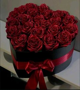 Red Rose Heart Decor