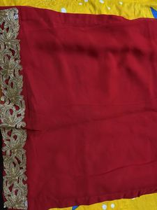 Red &amp; Gold Kurta