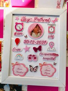 Customized Baby Details Frame