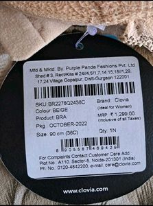 36 C(90CM)CLOVIA PUSH-UP BRA