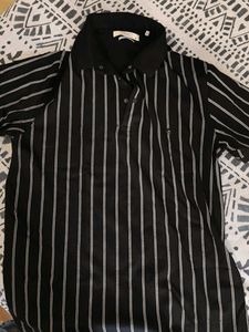 Striped Black Polo Shirt
