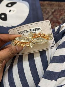 Sparkling Gold Hair Clip