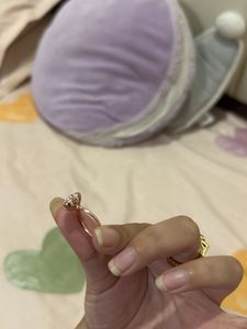 Giva Heart Gold Plated Silver Ring