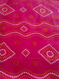 Pure Cotton Bandhini Special Fabric