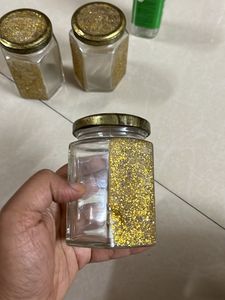 Glass Jar With Tray