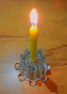 Vintage Glass Marble Stand