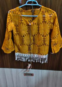 Sunflower Lace Top