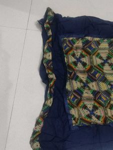 Elegant Navy Blue Printed Kurti