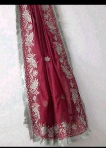 Elegant Embroidered Dress Material